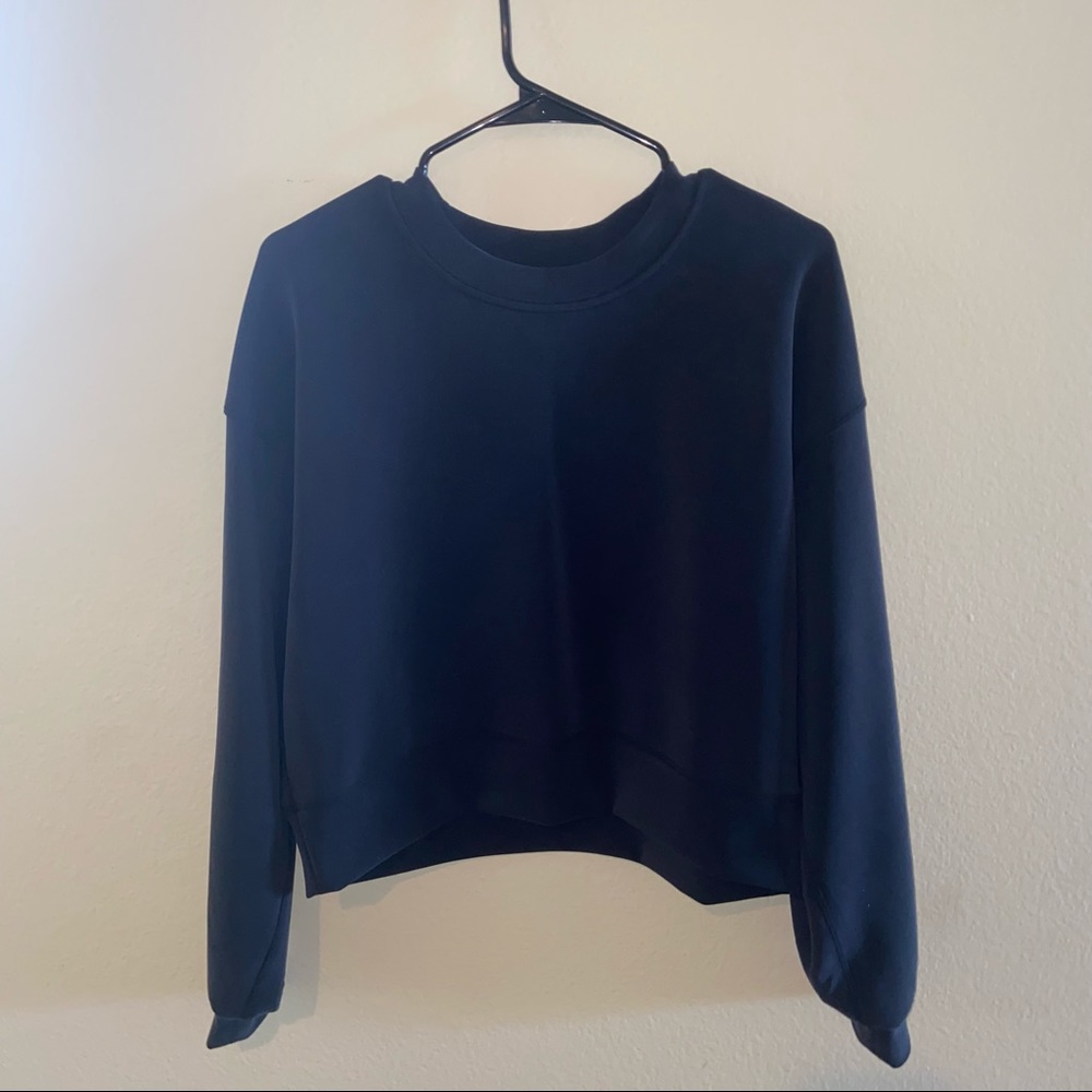lululemon Perfectly Oversized Crop Crew Softstreme